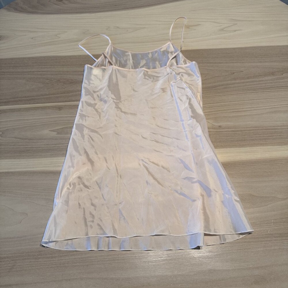 Pinko Light Pink Sleeveless Spaghetti Strap Mini Slip Dress Women's Size 10 - Picture 2 of 6